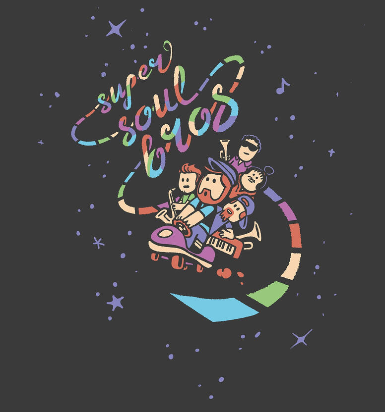 Super Soul Bros - Rainbro Road T-Shirt Super Soul Bros - Rainbro Road T-Shirt