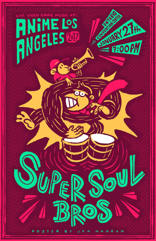 Super Soul Bros - DK Poster Super Soul Bros - DK Poster