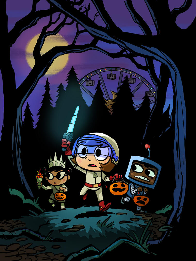 Double Fine - Costume Quest Art Card Double Fine - Costume Quest Art Card