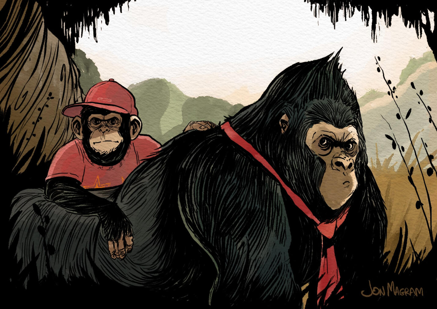 Fangamer - "Gorilla" Art Card Fangamer - "Gorilla" Art Card